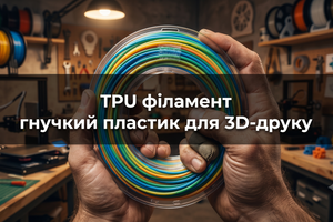 TPU філамент для 3D друку: параметри, вироби, поради фото