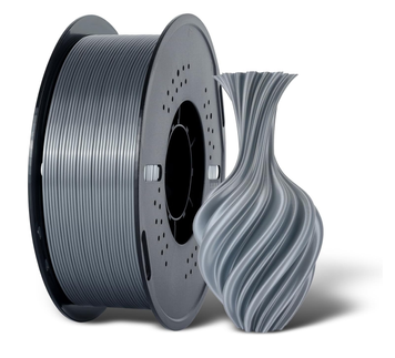 Філамент Kingroon PLA Silk Silver - Срібний шовковистий пластик для 3D-принтера 1.75 мм 1 кг flk-1201 фото