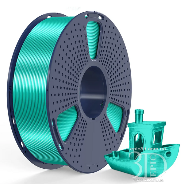 SUNLU Silk PLA+ Green - Зеленый пластик/филамент для 3D-принтера 1.75mm 1кг fl-0003 фото