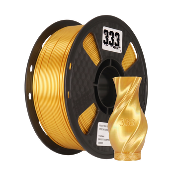 333Print Silk PLA Gold Yellow- Шовковий PLA Золотий пластик для 3Д принтера 1кг  fl333-1377 фото