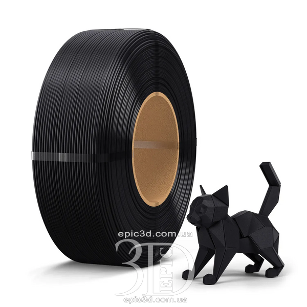 SUNLU Refill PETG Black - Чорний (без котушки) пластик/філамент для 3D-принтера 1.75 мм 1 кг fl-0117 фото