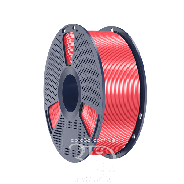 SUNLU Silk PLA+ Candy Dandy - Рожево червоний пластик/філамент для 3D-принтера 1.75mm 1кг fl-0194 фото