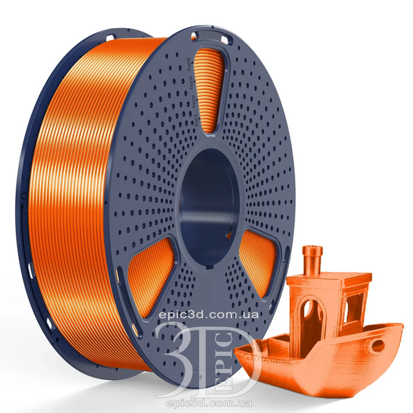 SUNLU Silk PLA+ Orange - Оранжевый пластик/филамент для 3D-принтера 1.75mm 1кг fl-0008 фото