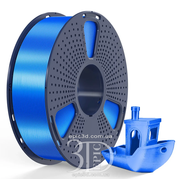SUNLU Silk PLA+ Blue - Синий пластик/филамент для 3D-принтера 1.75mm 1кг fl-0009 фото