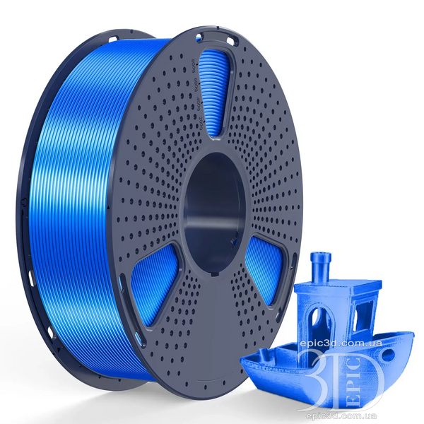 SUNLU Silk PLA+ Blue - Синий пластик/филамент для 3D-принтера 1.75mm 1кг fl-0009 фото