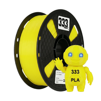 333Print PLA Yellow - Жовтий пластик\філамент для 3Д принтера 1кг 1.75мм fl333-1314 фото