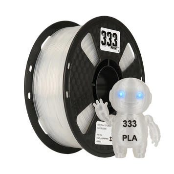 333Print PLA Transparent - Прозорий пластик\філамент для 3Д принтера 1кг 1.75мм fl333-1316 фото