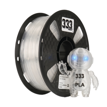 333Print PLA Transparent - Прозорий пластик\філамент для 3Д принтера 1кг 1.75мм fl333-1316 фото