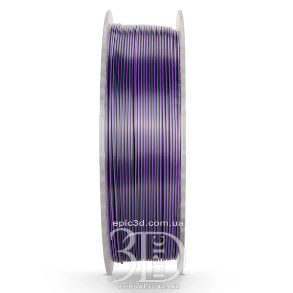 SUNLU PLA + Silk Dual Color Black Purple - двухцветный черно-фиолетовый пластик/филамент для 3D-принтера SUNLU Filament 1.75mm fl-0016 фото