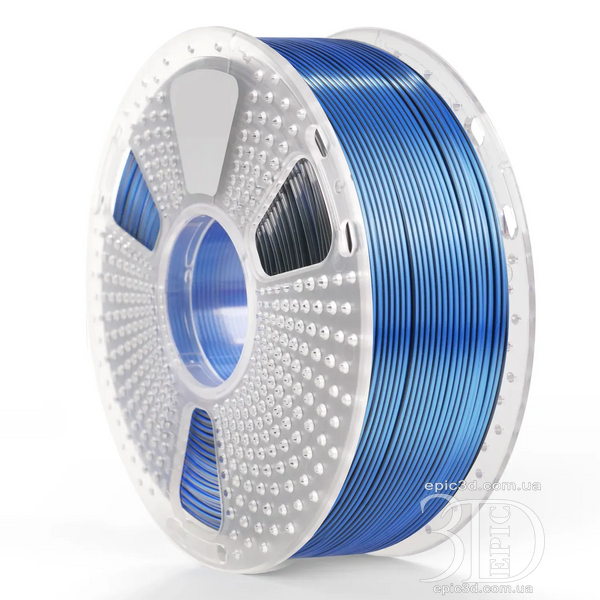 SUNLU PLA + Silk Dual Color Black Blue - Двухцветный черно-синий пластик/филамент для 3D-принтера SUNLU Filament 1.75mm fl-0017 фото
