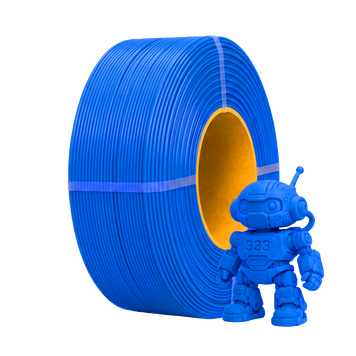 Refill 333Print PETG Blue UA&mdash; Синій філамент/пластик для 3D-друку 1.75 мм 1 кг fl333-1226 фото