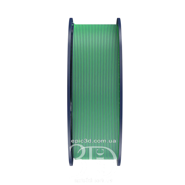 SUNLU PLA + Silk Dual Color Green Purple - два кольори зелено-фіолетовий пластик/філамент для 3D-принтера Filament 1.75 мм fl-0022 фото