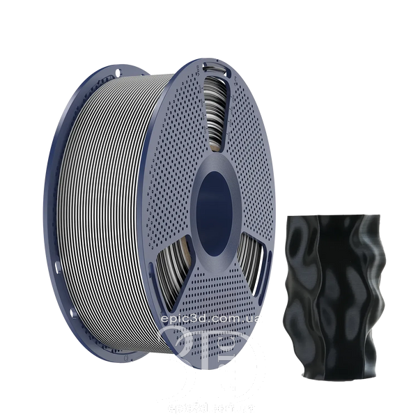 SUNLU PLA + Silk Dual Color Black White - двухцветный черно-белый пластик/филамент для 3D-принтера Filament 1.75 мм fl-0023 фото