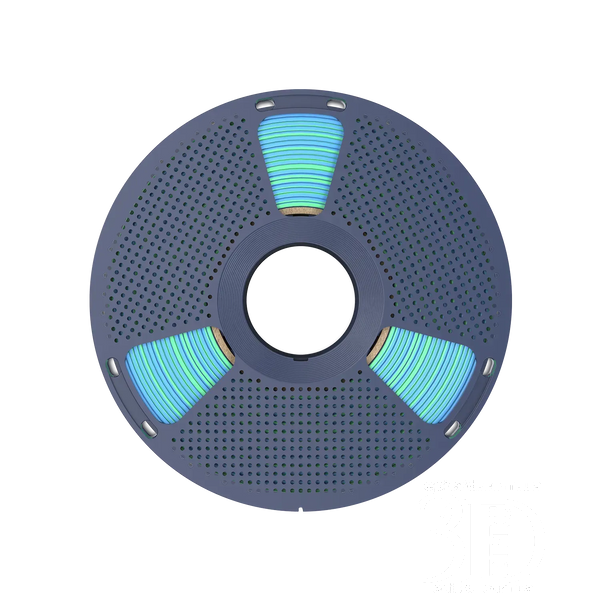 SUNLU PLA + Silk Dual Color Blue Green - двухцветный сине-зеленый пластик/филамент для 3D-принтера Filament 1.75 мм fl-0024 фото