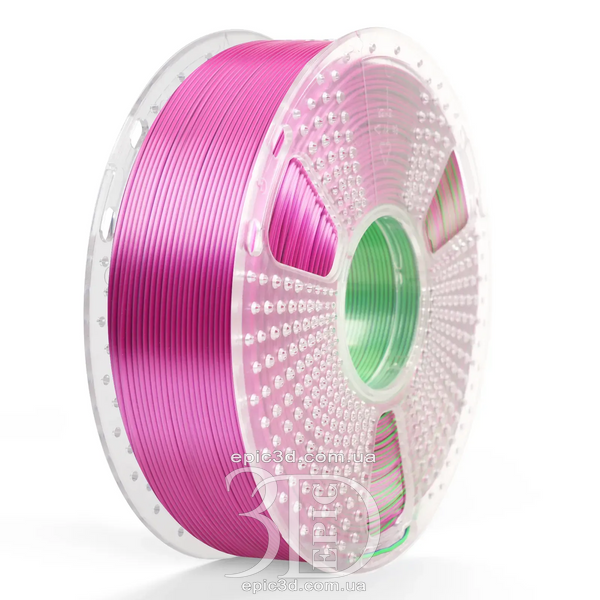 SUNLU PLA + Silk Tri Color Blue Green Purple Синий Зеленый Фиолетовый - пластик/филамент для 3D-принтера Filament 1.75mm fl-0026 фото