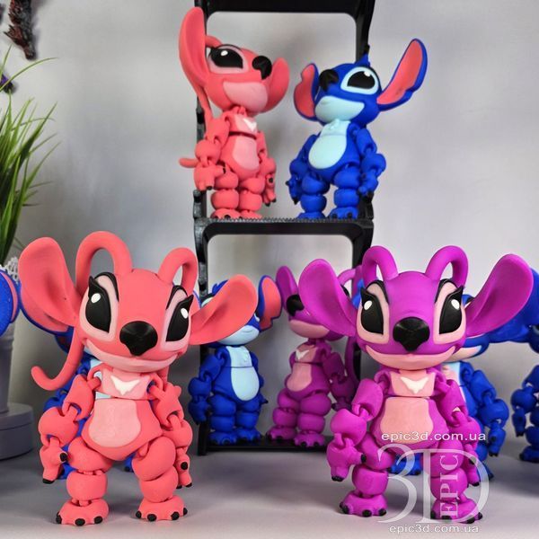 Игрушка Стич розовый Ангел 039-4 фото