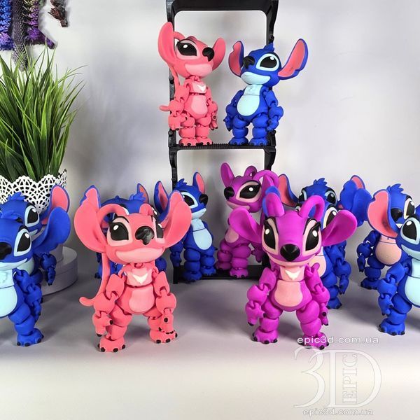 Игрушка Стич розовый Ангел 039-4 фото