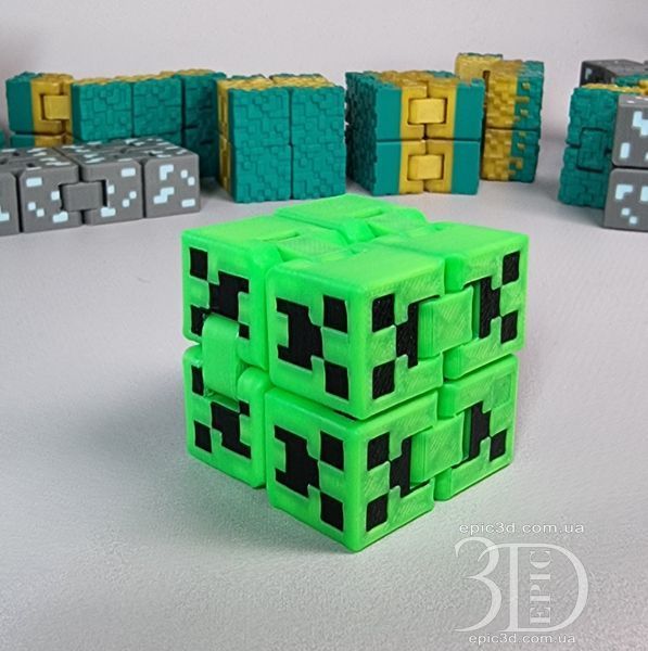 Бесконечный куб-антистресс minecraft creeper | майнкрафт 025-9 фото