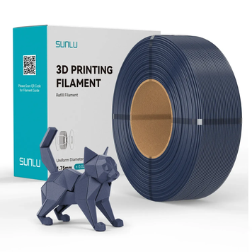 SUNLU Refill PETG Midnight &mdash; Тёмная Ночь (без катушки) пластик/филамент для 3D-принтера 1.75 мм 1 кг fl-0131 фото