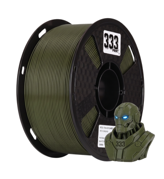 333Print PETG Dark Olive 3 кг &mdash; Темно-оливковий філамент/пластик для 3D-друку fl-241 фото