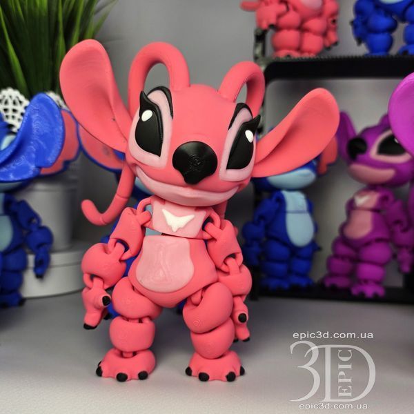 Игрушка Стич розовый Ангел 039-4 фото