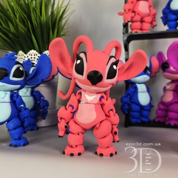 Игрушка Стич розовый Ангел 039-4 фото