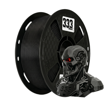 333Print PETG-CF Carbon Fiber Чорний 1.75 мм 1 кг fl-0261 фото