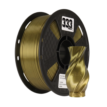 333Print Silk PLA Bronze Gold - Шовковий PLA золота бронза пластик для 3Д принтера 1кг  fl333-10265 фото